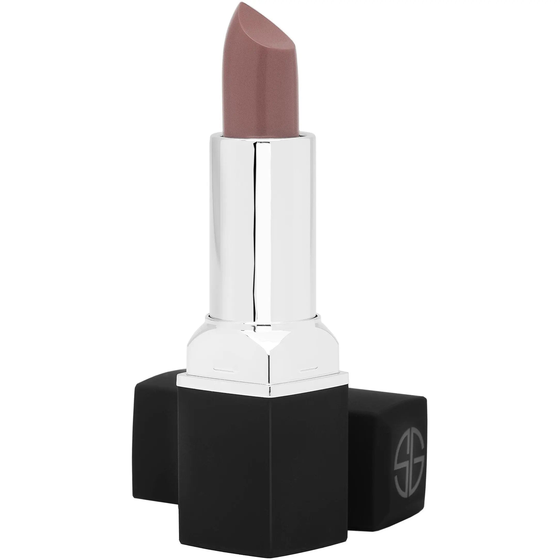 COMPLETE COLOR LIPSTICK: gebräuntes Rosé Lippenstift-Design im weißen Gehäuse