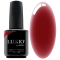 Luxio Jelli Red soak-off gel bottle with deep red color