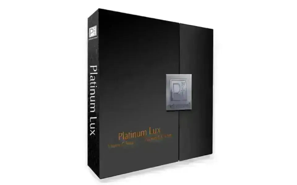 Platinum Lux Vitamin C Set box front with “Platinum Lux” branding and Pt emblem