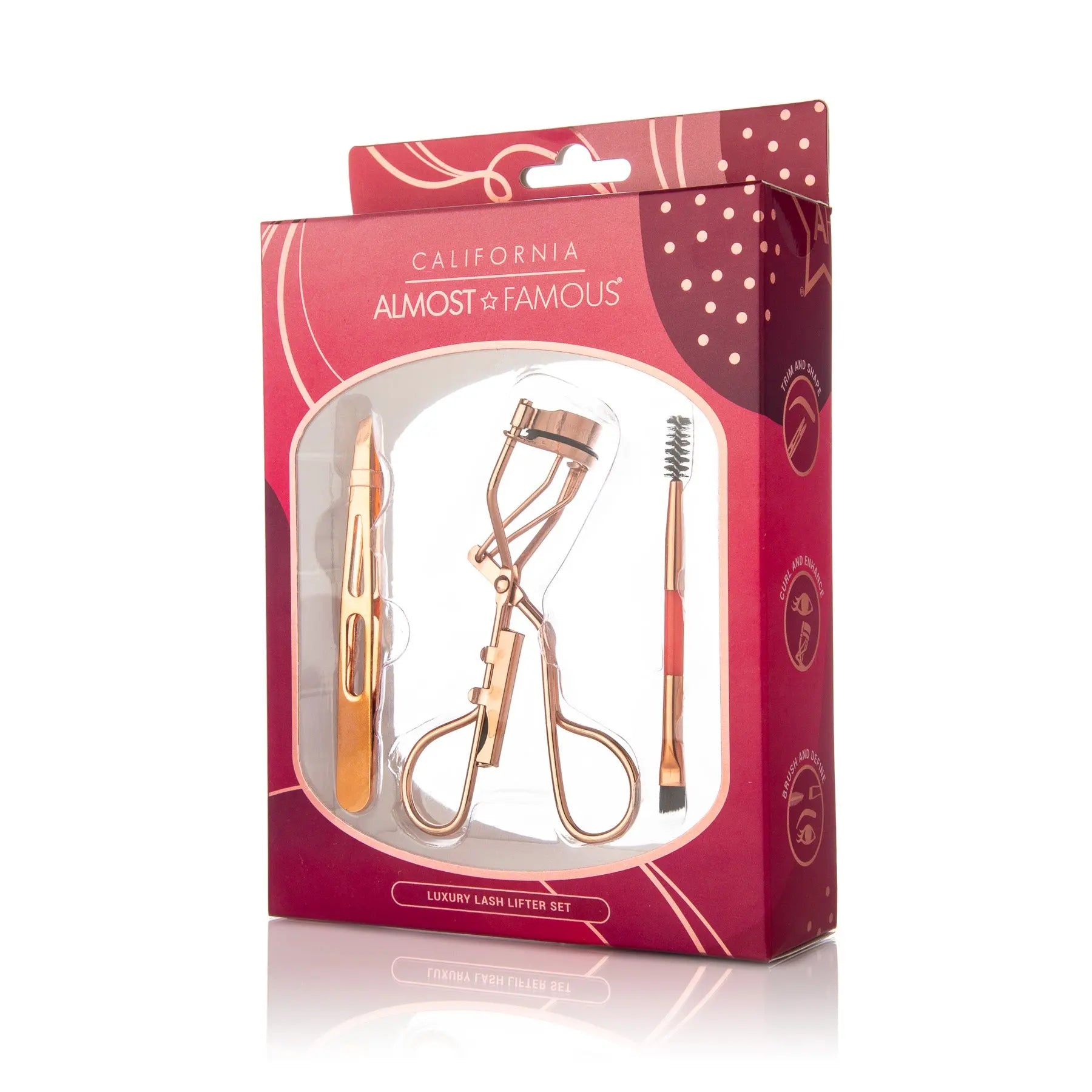 Rose Gold Lash Lifter All-Inclusive Kit: Wimpern-Curler, Bürste & Kamm im Set