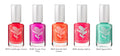 PRITINYC Summer brights vegan nail polish collection: five bright cactus & mint bottles