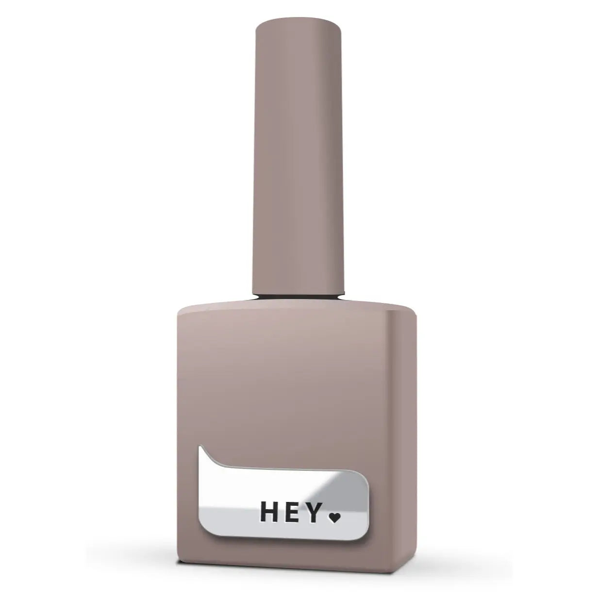 HEYLOVE Tint Base Mushroom nail polish bottle, 15 ml, mauve-taupe color